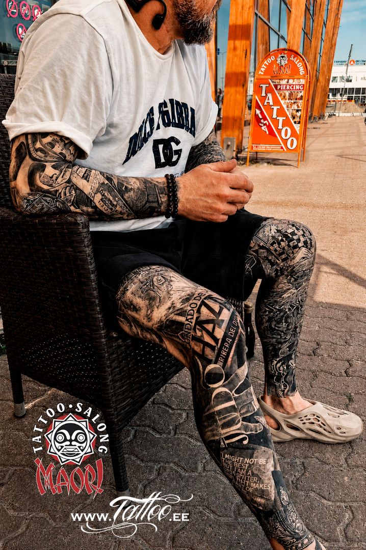 Tätoveering Maori Tattoo stuudiost Tallinnas, töö nr 5